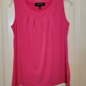 Ladies Kasper Size Small Bright Pink Top, rarely worn & like new